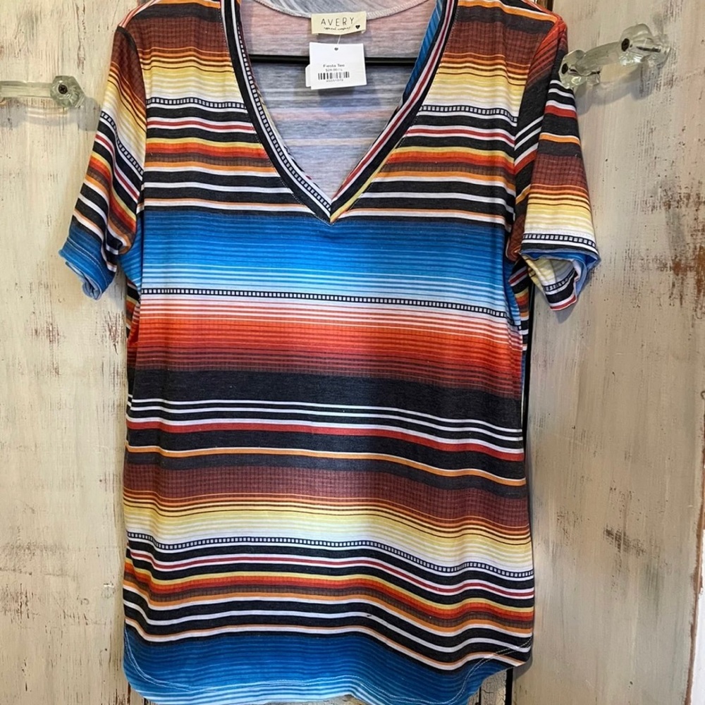 New Fiesta Serape boutique shirt